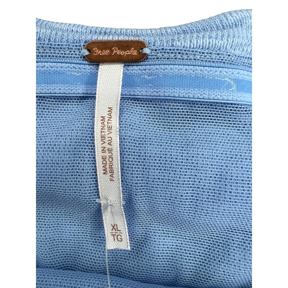 Free People Womens Boulevard Tube Blue Vista Top XL - Picture 5 of 7